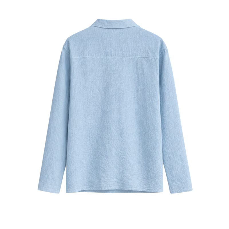 Softline Long Sleeve Polo – Glacier