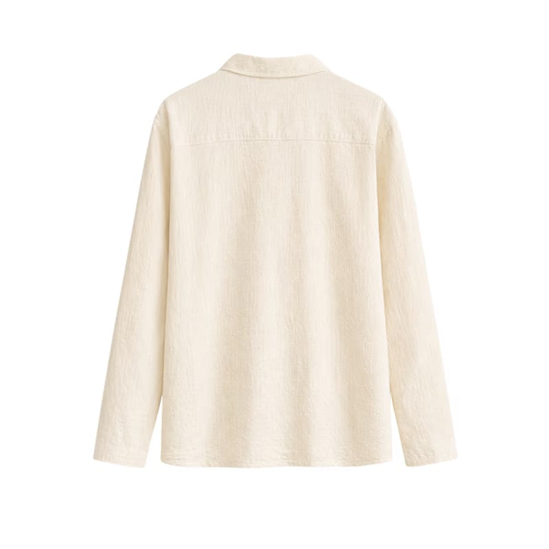 Softline Long Sleeve Polo – Soft Ivory