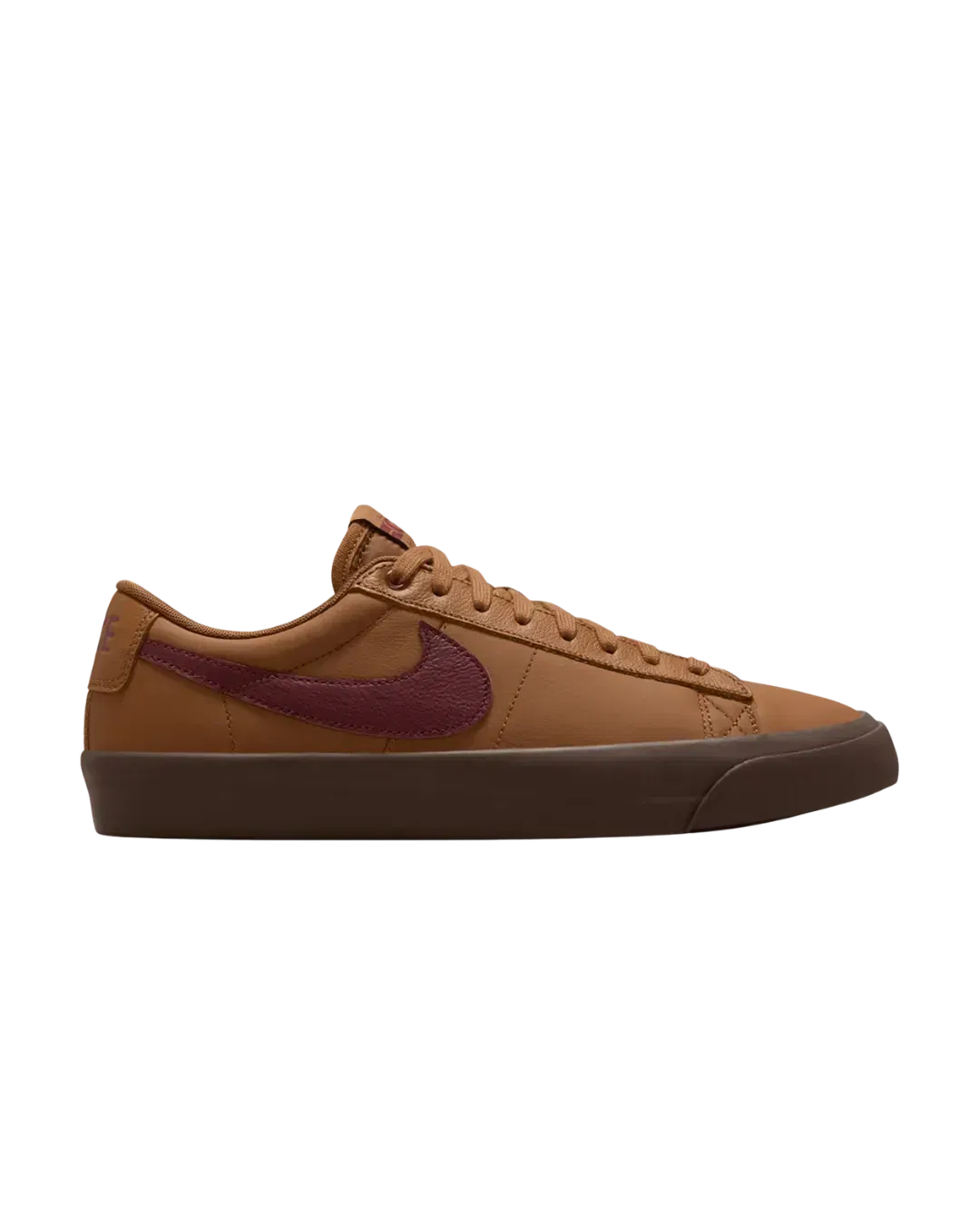 Nike BLAZER LOW PRO GT LIGHT BRITISH TAN/DARK TEAM RED