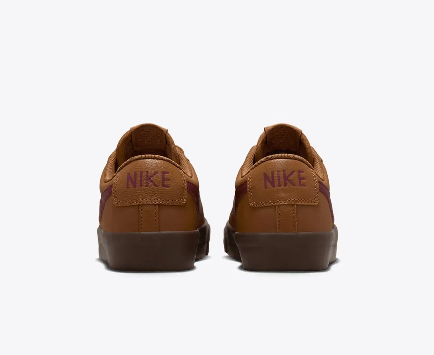 Nike BLAZER LOW PRO GT LIGHT BRITISH TAN/DARK TEAM RED