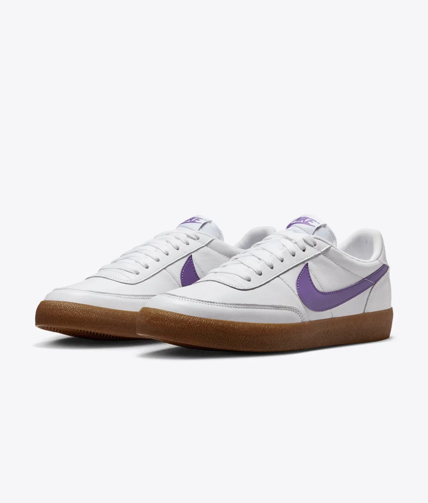 Nike KILLSHOT 2 LEATHER WHITE/WILD GRAPE-GUM MEDIUM BROWN