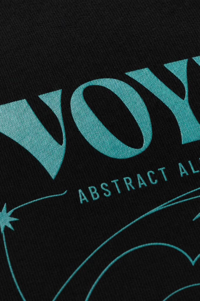 Voyd Abstract Alley Black T-shirt