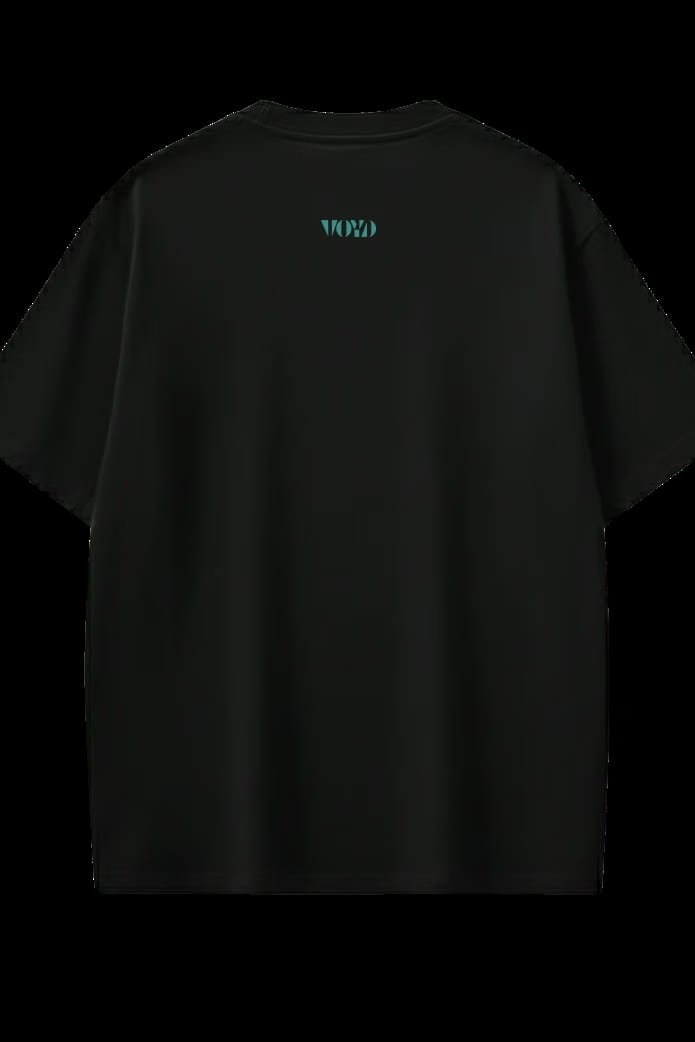 Voyd Abstract Alley Black T-shirt
