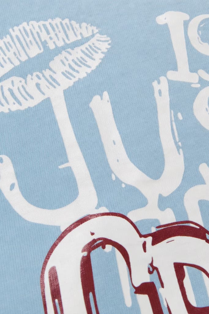 Voyd Design Drip Ice Blue T-shirt