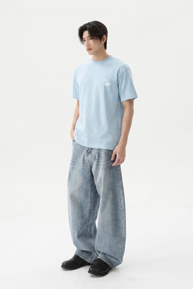 Voyd Design Drip Ice Blue T-shirt