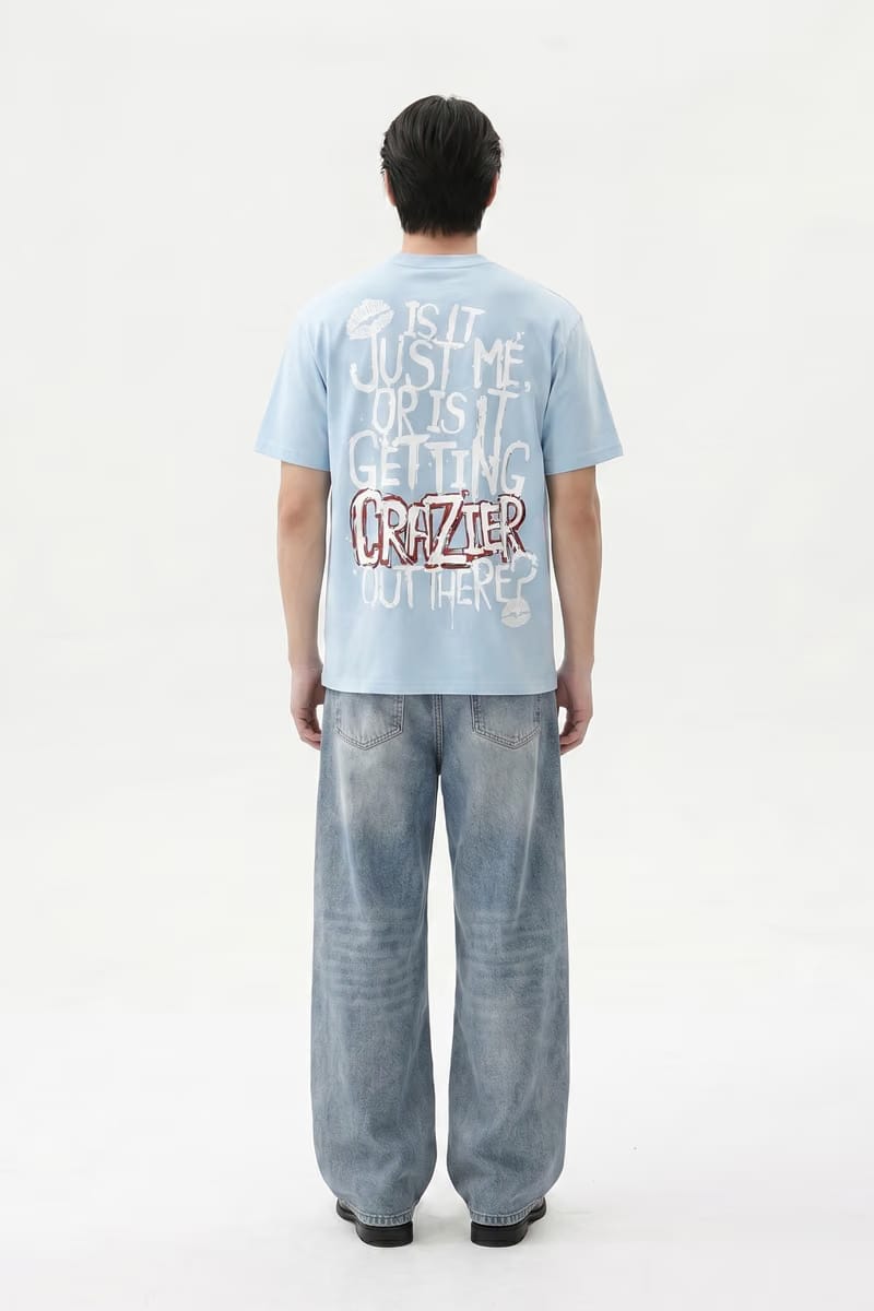 Voyd Design Drip Ice Blue T-shirt