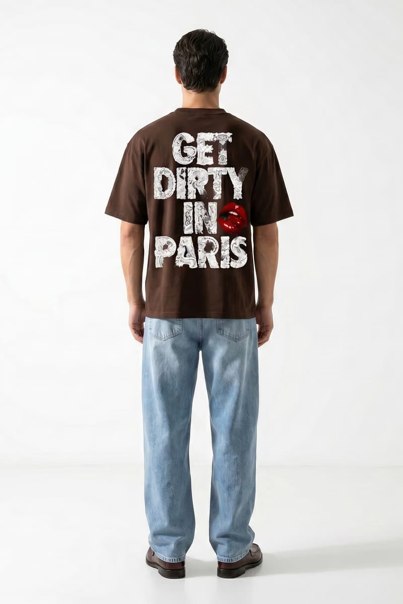 Voyd Get Dirty Brown T-shirt