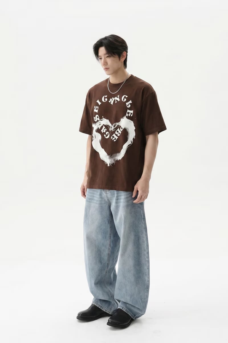 Voyd Subtle Signal Brown T-shirt