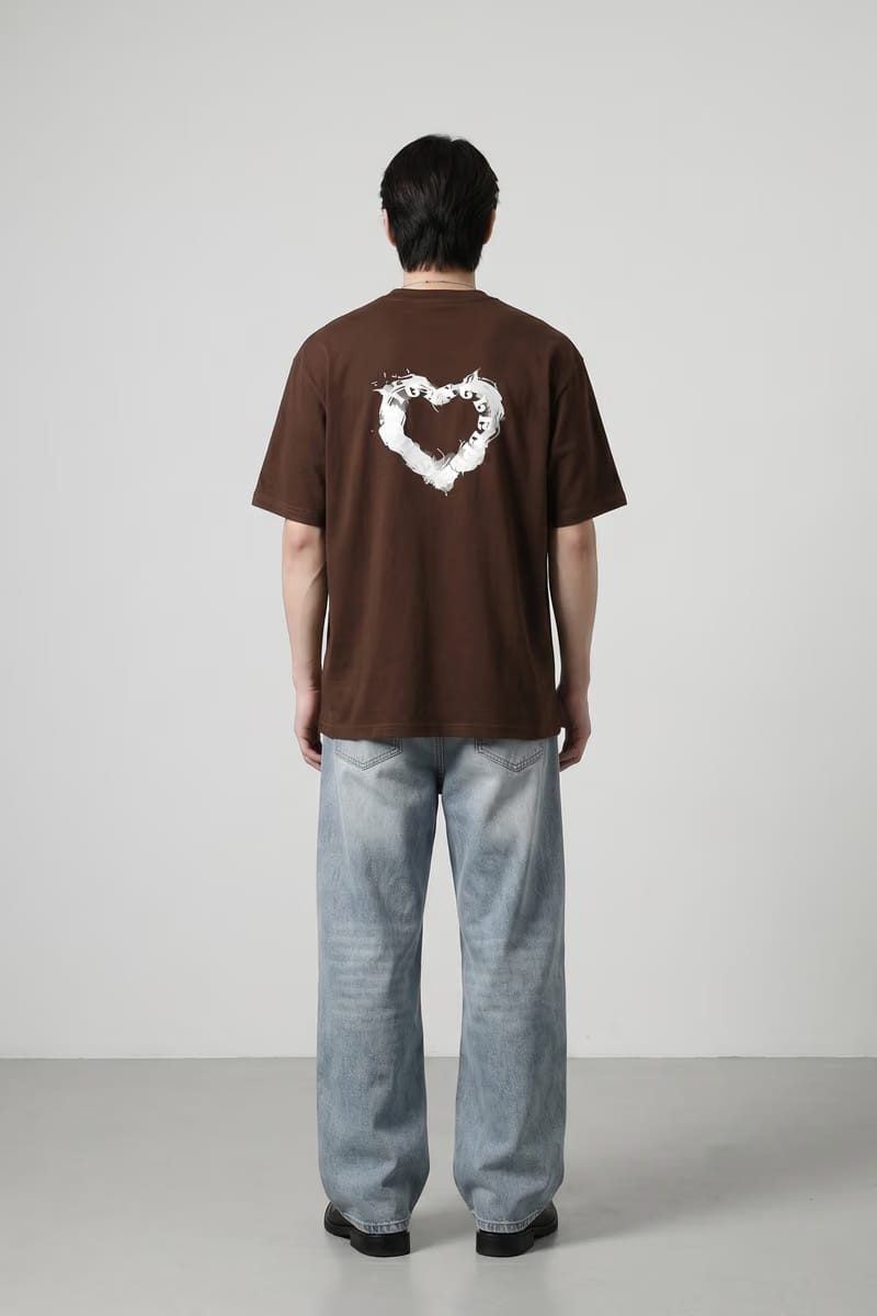 Voyd Subtle Signal Brown T-shirt