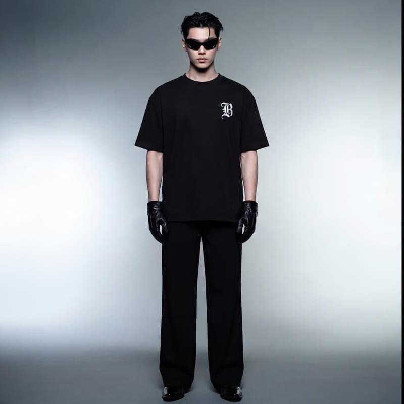 Blacklist Minimal Black Statement T-Shirt