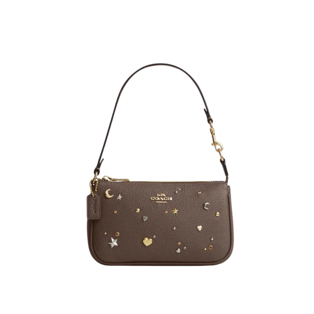 Coach Nolita 19 With Rivets Gold Dark Stone Multi