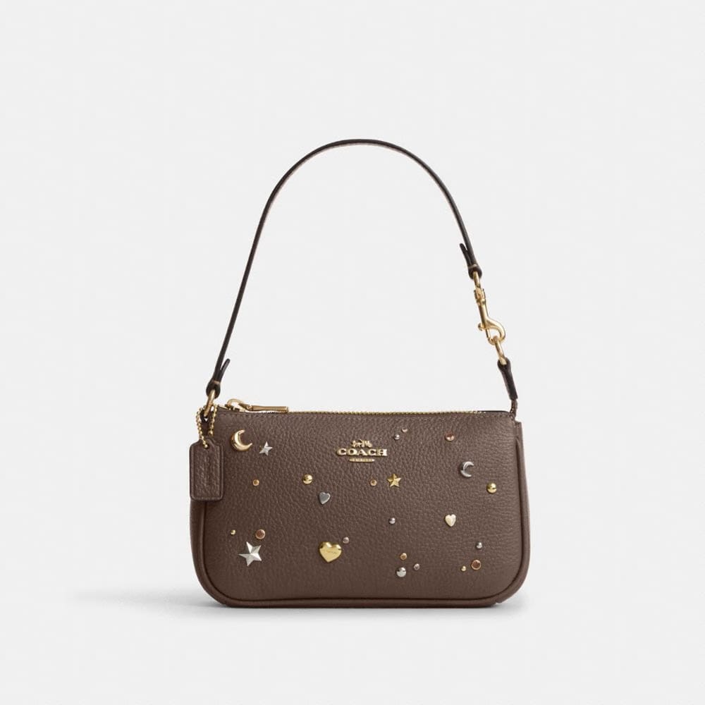 Coach Nolita 19 With Rivets Gold Dark Stone Multi