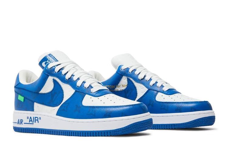 Louis Vuitton x Air Force 1 Low White Team Royal