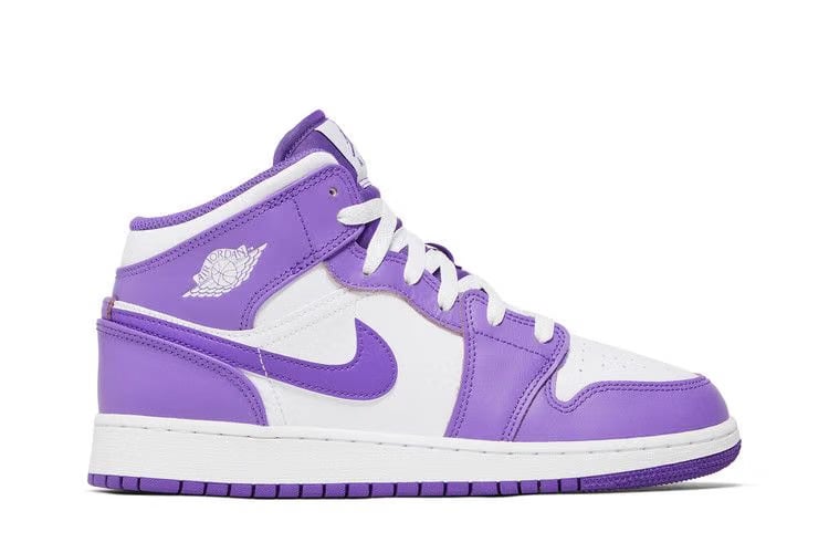 Air Jordan Jordan 1 Mid Purple Venom (GS) – image 4 of 5 Air Jordan Jordan 1 Mid Purple Venom (GS) – image 4 of 5