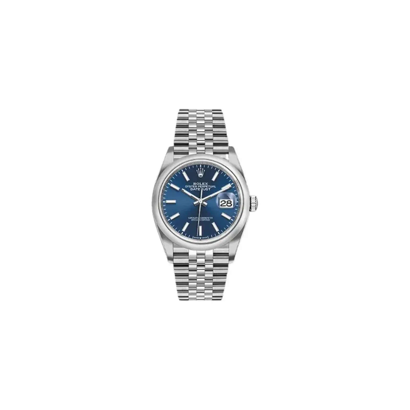Rolex Datejust 126200 BLIJ Blue Index Dial 36Mm Stainless Steel Jubilee Bracelet Unisex Watch
