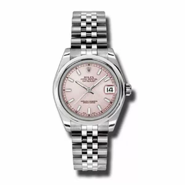 Rolex Datejust Ii Steel Domed Bezel Jubilee Bracelet 31Mm Ladies Watch Ref. 178240 Pij