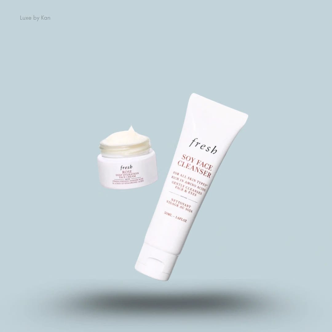 Fresh Cleanse & Moisturize Skincare Set( 50ml, 15ml )