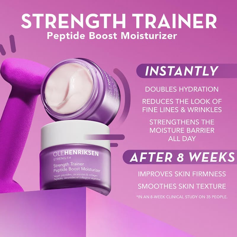 Olehenriksen Strength Trainer Peptide Boost Moisturiser 50ml