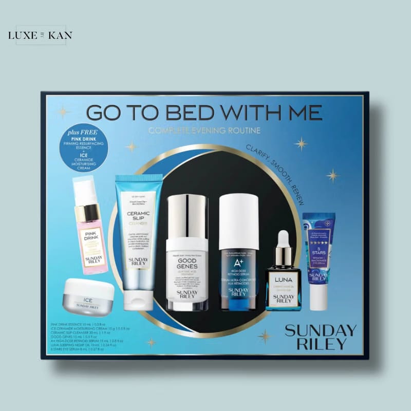 Sunday Riley Go To Bed With Me Complete Evening Routine