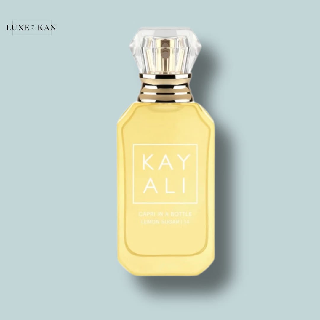HUDA BEAUTY KAYALI CAPRI IN A BOTTLE LEMON SUGAR 14 EAU DE PARFUM