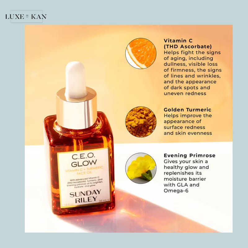 Sunday Riley C.E.O. Glow Vitamin C + Turmeric Face Oil 15ml
