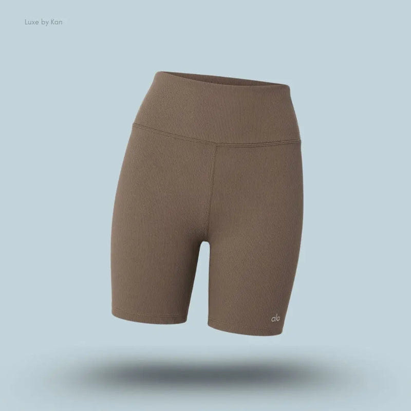 Alo 5" Seamless Ribbed Favorite Short