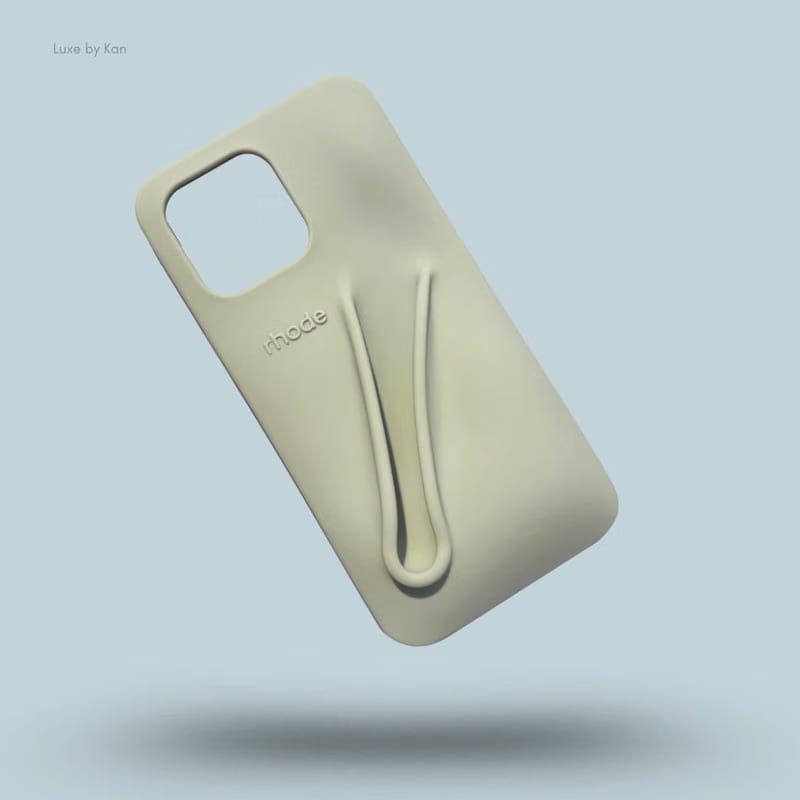 Rhode Lip Phone Case - Grey (iPhone 14 Pro Max)