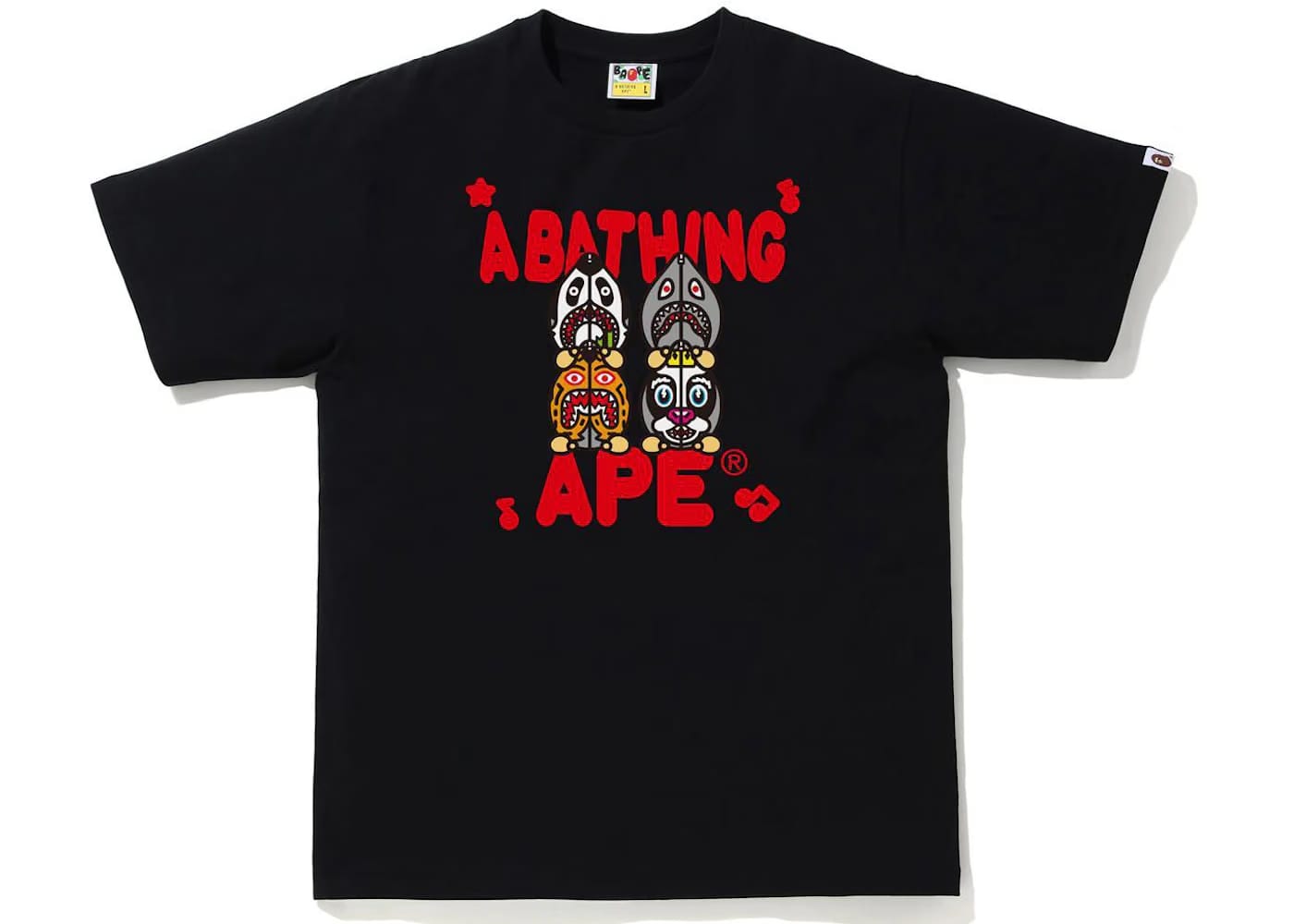BAPE Classic Milo Shark #2 T-Shirt Black