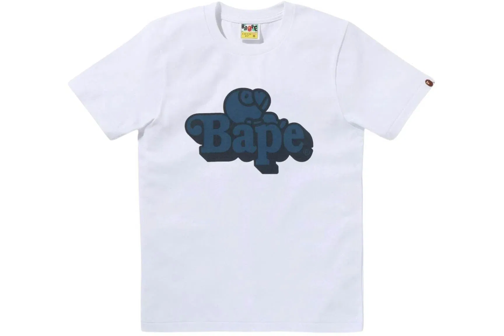 BAPE Women's Denim Milo On Bape T-Shirt White