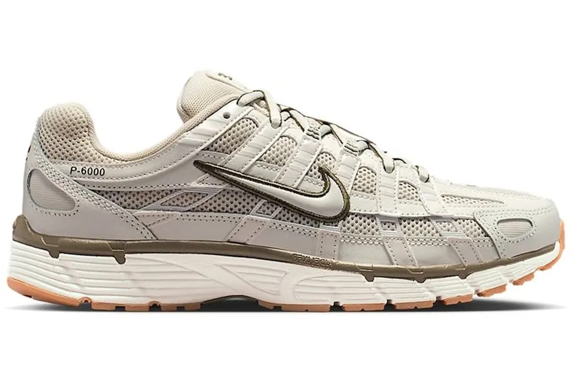 Nike P-6000 Light Bone Medium Olive Gum
