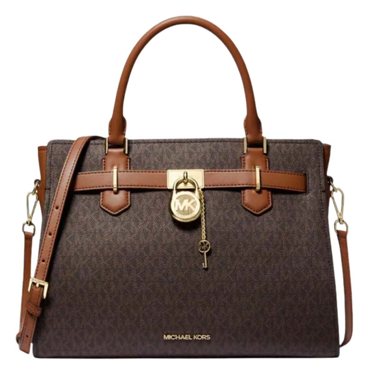 Michael Kors Brown Hamilton Medium Satchel