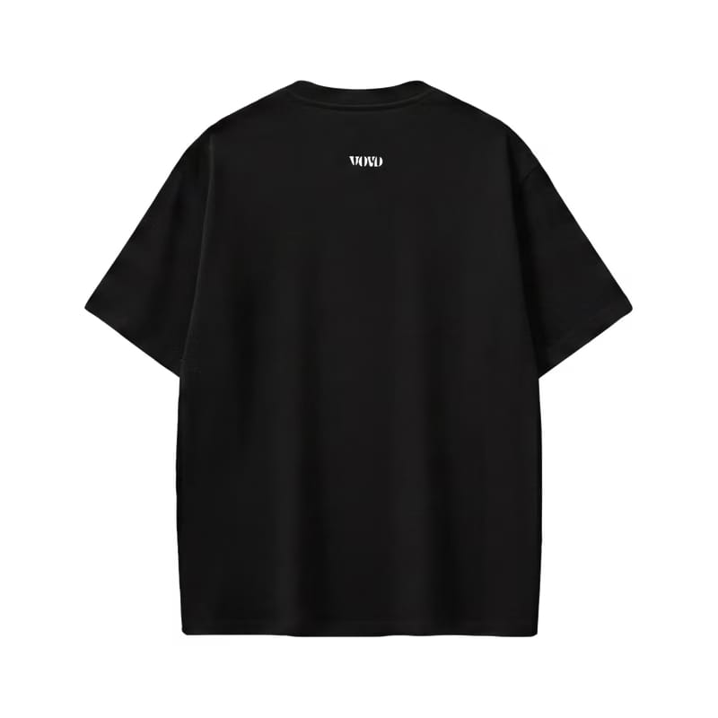 Voyd AM PM Routine Black t-shirt