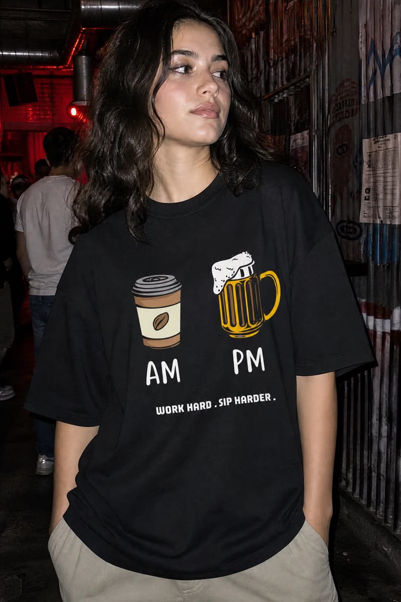Voyd AM PM Routine Black t-shirt