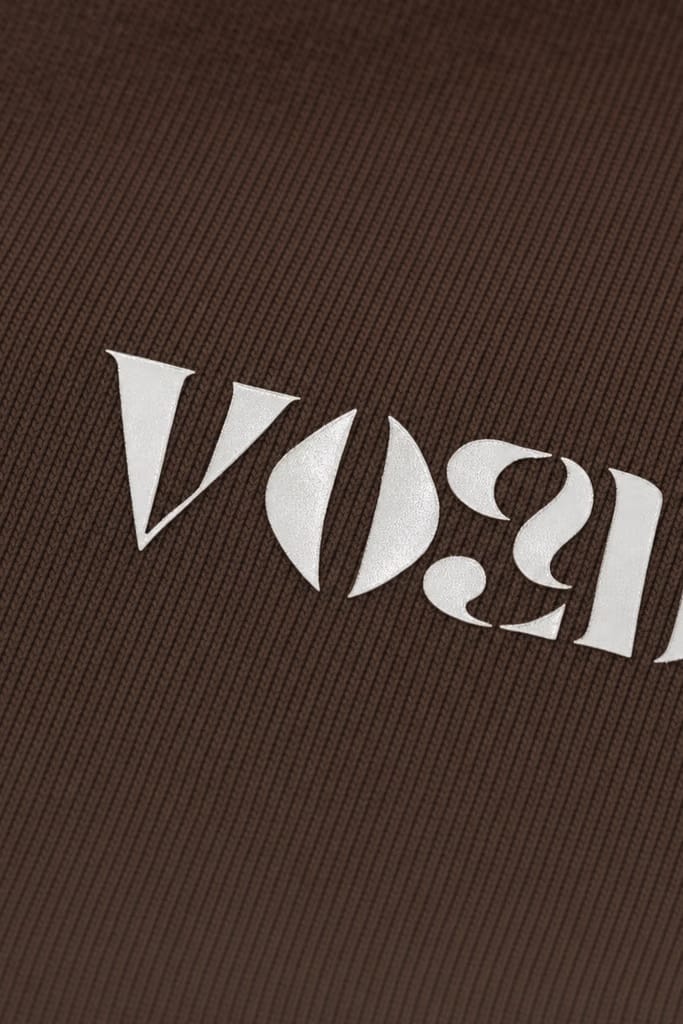 Voyd AM PM Routine Brown t-shirt