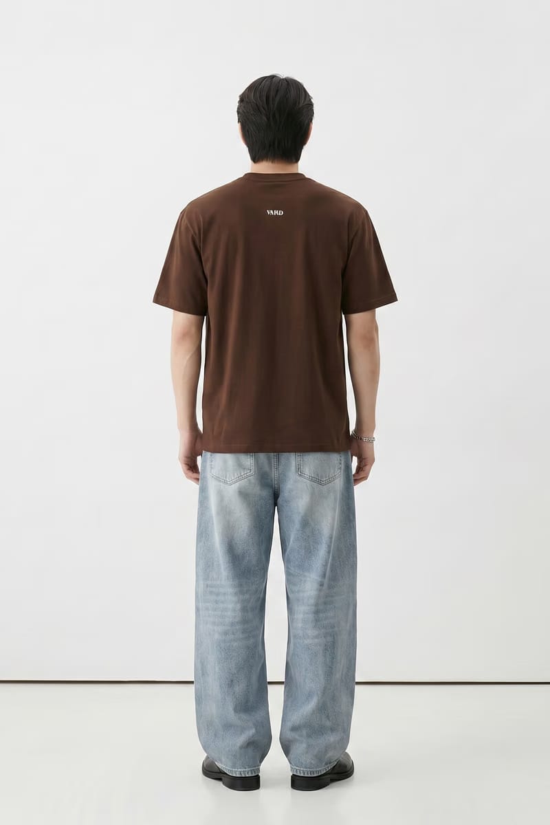 Voyd AM PM Routine Brown t-shirt