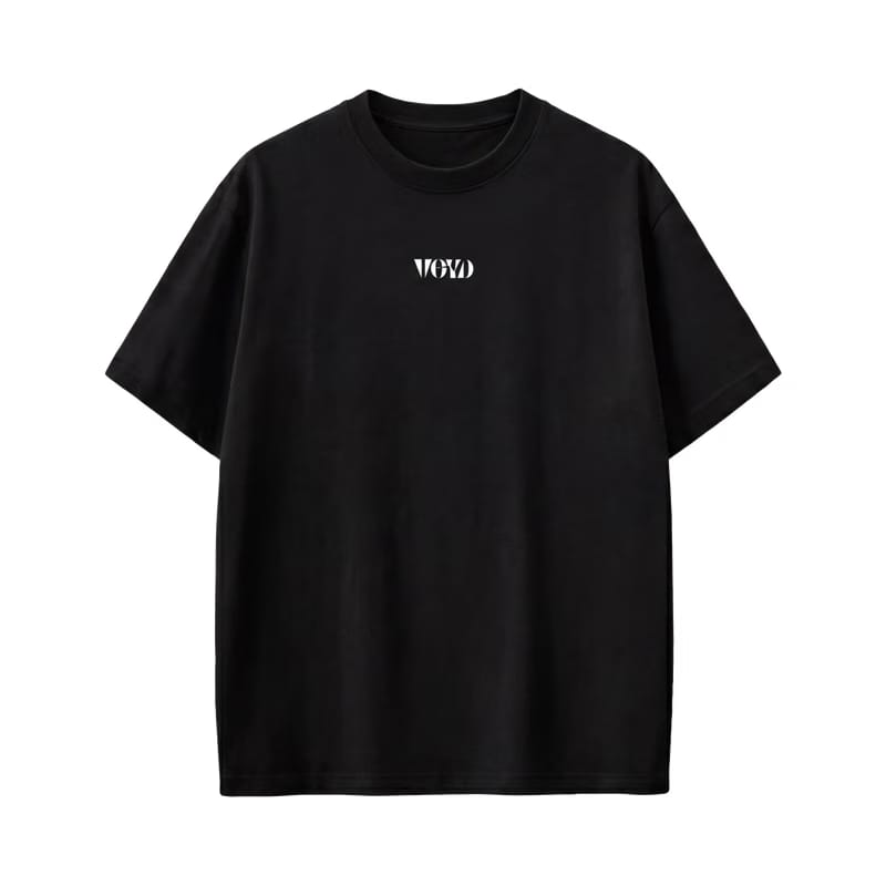 Voyd Bar Code Black t-shirt