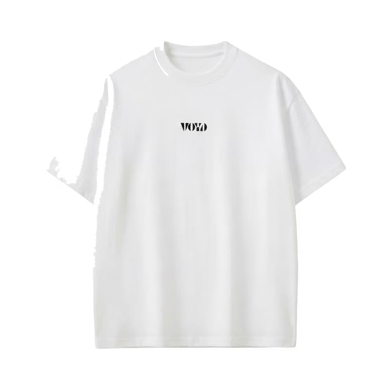 Voyd Bar Code White t-shirt