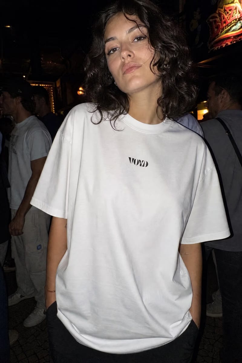 Voyd Bar Code White t-shirt