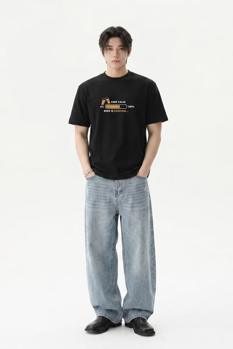 Voyd Bare Bones Mood Black t-shirt