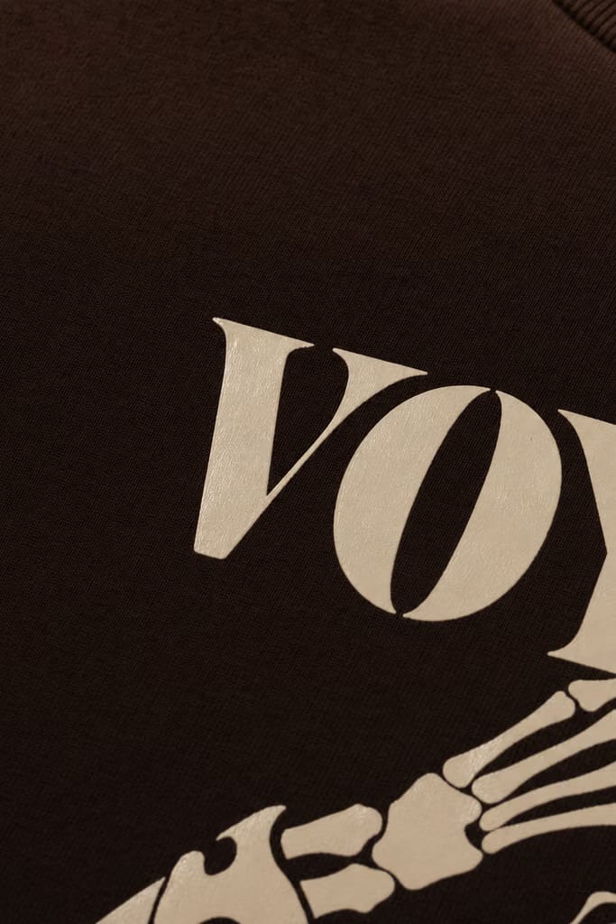Voyd Skeleton Cheers Brown t-shirt