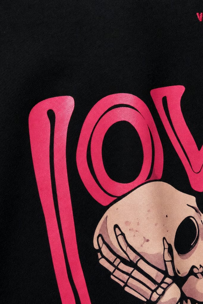 Voyd Skeleton Love Black t-shirt