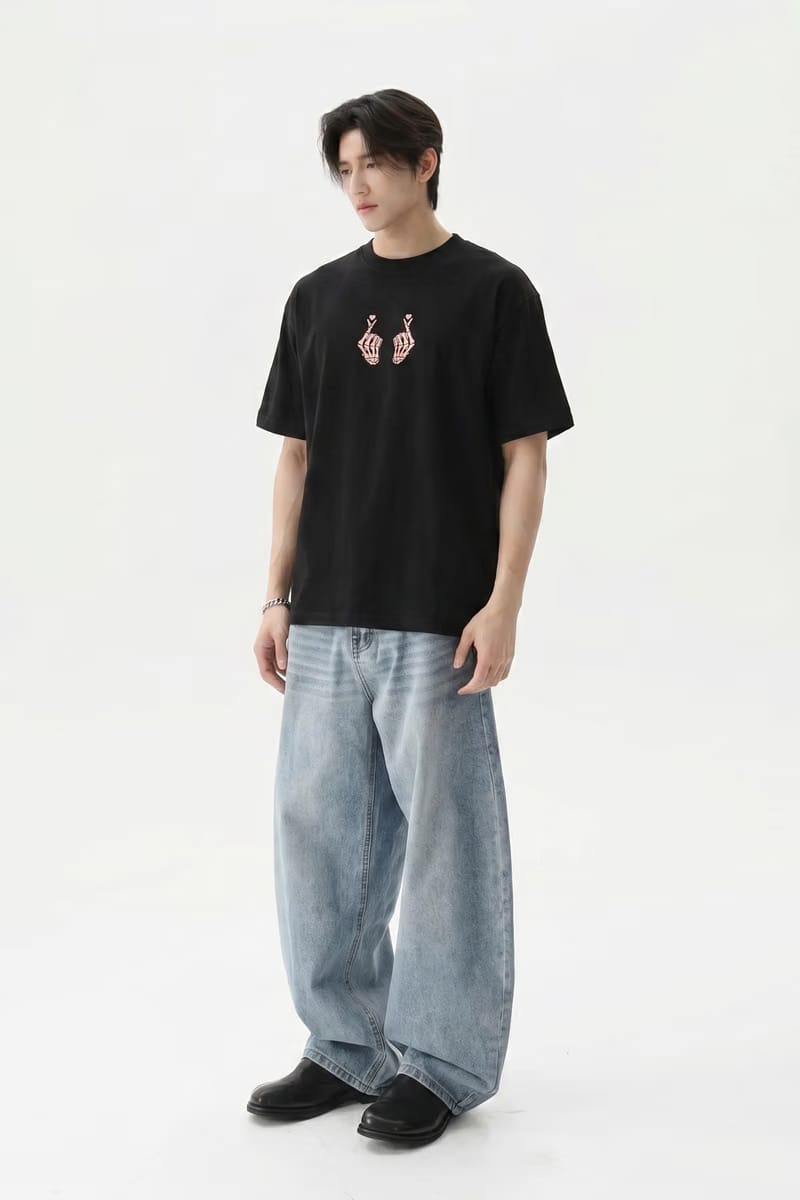 Voyd Skeleton Love Black t-shirt
