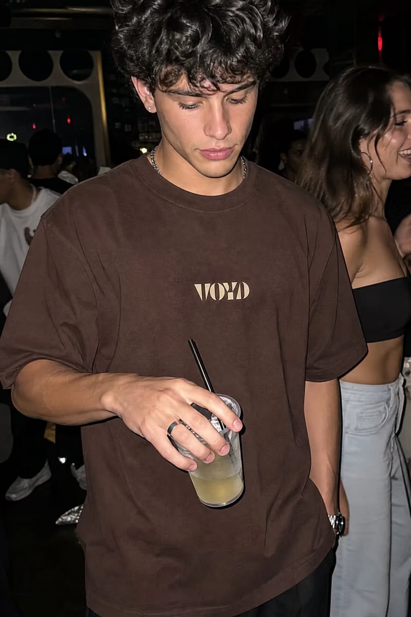 Voyd Social Battery Brown t-shirt