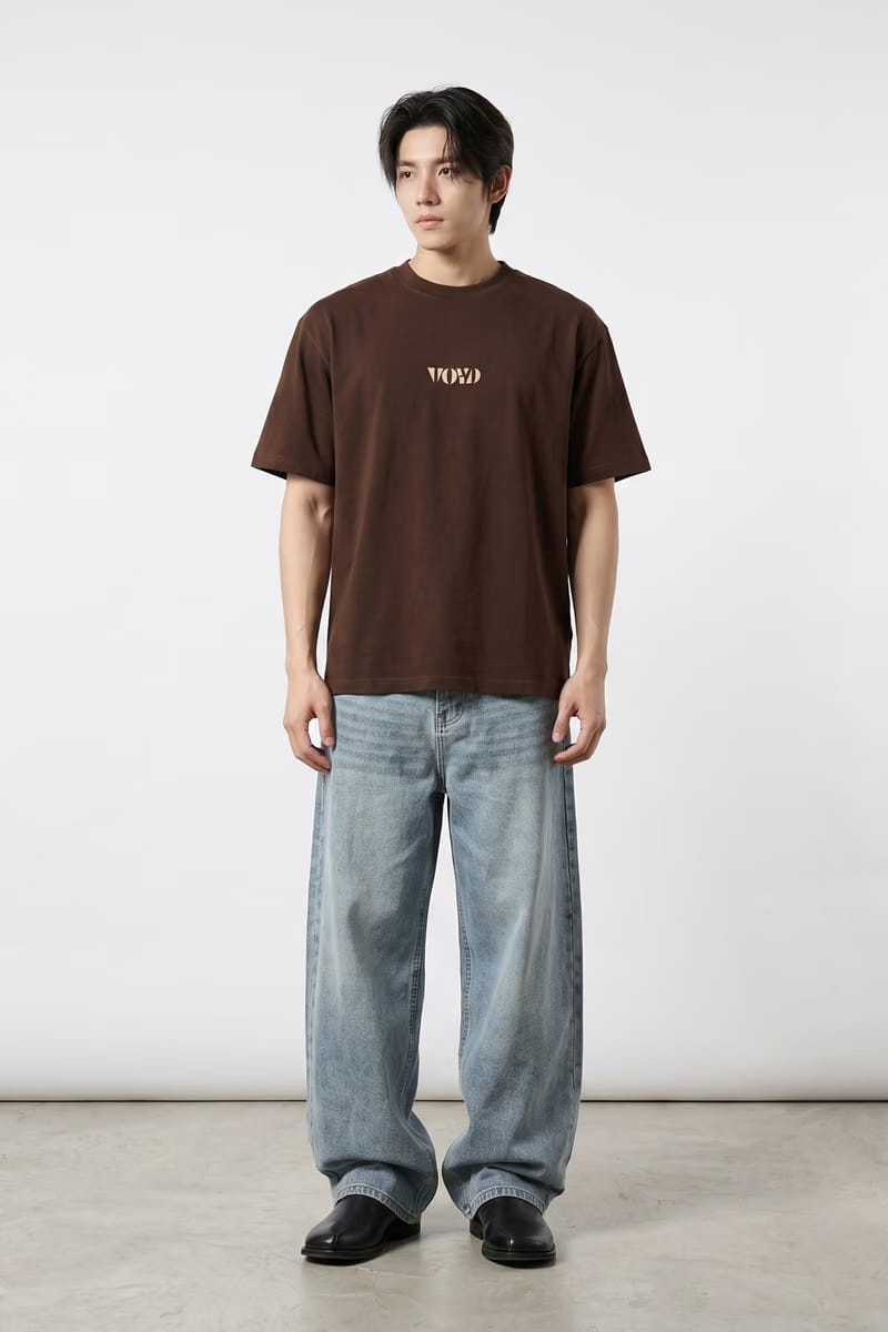 Voyd Social Battery Brown t-shirt