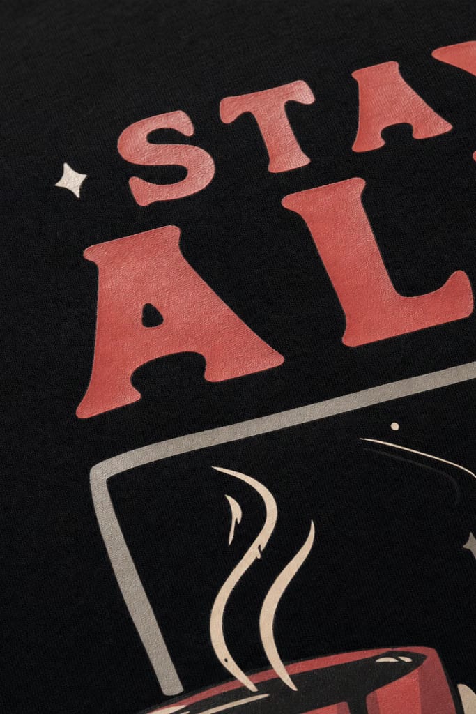 Voyd Staying Alive Black t-shirt