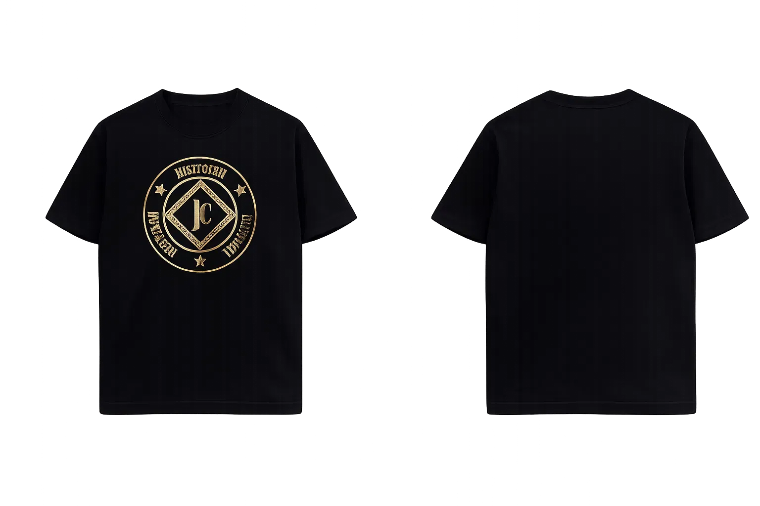 Just Cavalli Typography Printed Pure Cotton T-Shirt