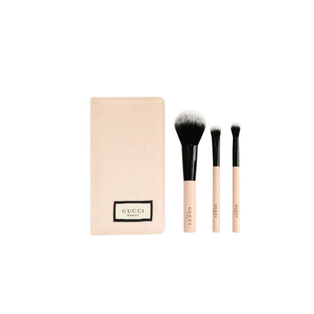 GUCCI Makeup Pink Makeup Brushes, 3 pcs