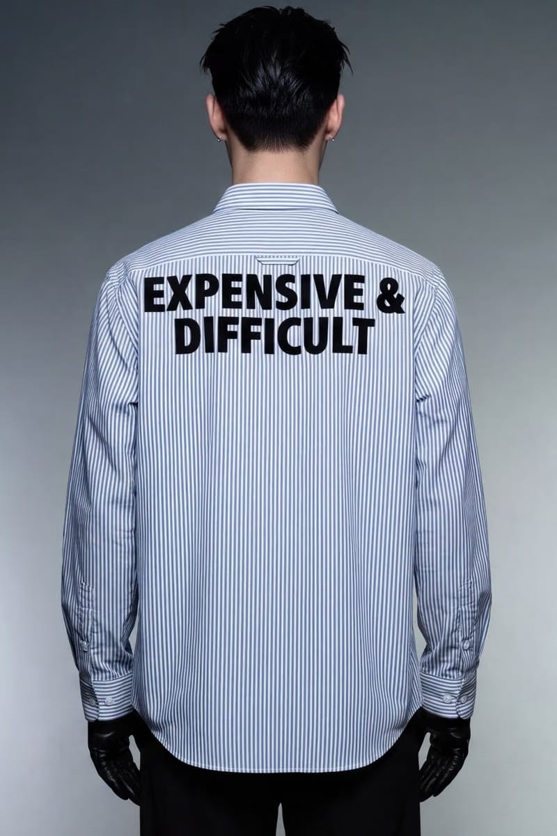 Forfksake Expensive & Difficult Striped Shirt Blue