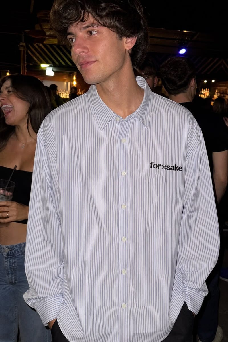 Forfksake Hot And Young Striped Shirt Blue