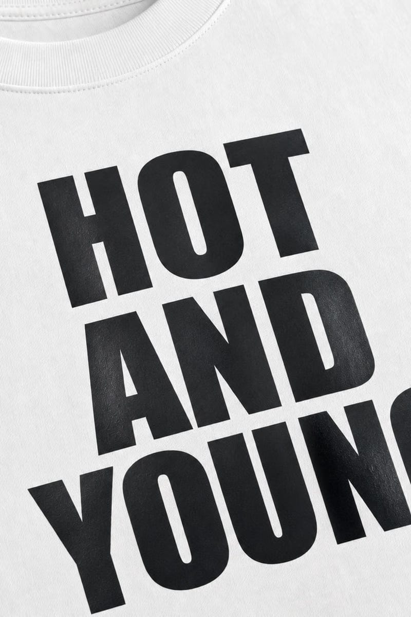 Forfksake Hot And Young T-Shirt White